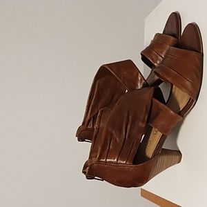 Aldo Leather Low Heel Sandal
